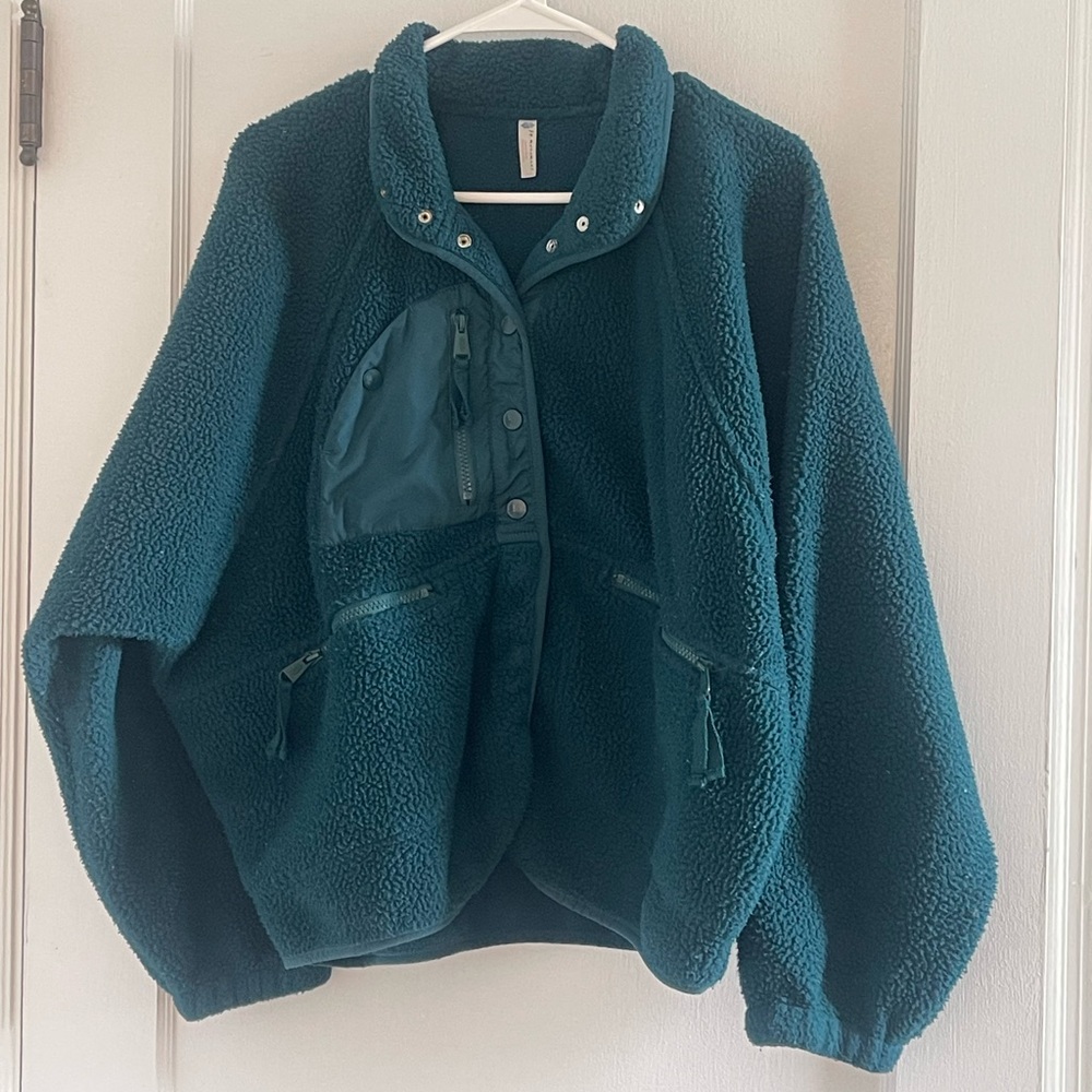 Free People Hit the Slopes fleece Jacket